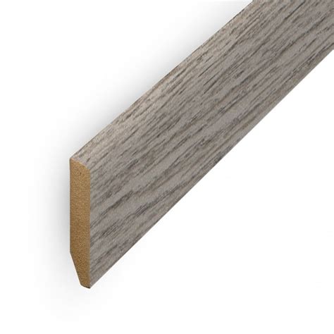 Leader Fc Medium Grey Pencil Round Laminate Skirting Board M At