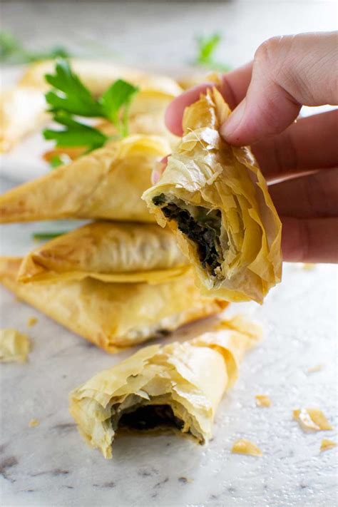 Creamy Mushroom Filo Parcels