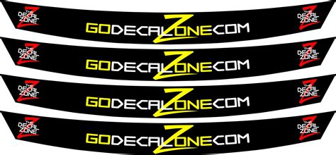 The Decal Zone Helmet Visor Decals | The Decal Zone