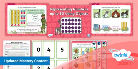 Year 1 Number Place Value Identify Represent Numbers 0 50