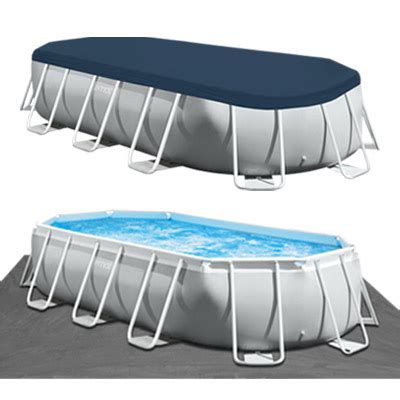 Swimming Pools Frame Pools Intex Frame Pool Set Prism Oval X X