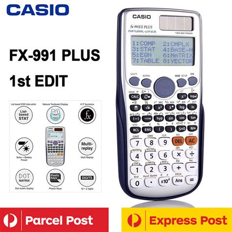 Casio Fx 991es Plus 1st Edit Functional Scientific 102digit Calculator