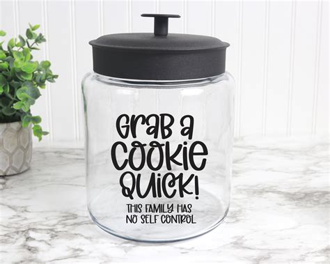 Cookie Jar Svg Funny Cookie Jar Svg Cookie Svg Treat Jar Etsy