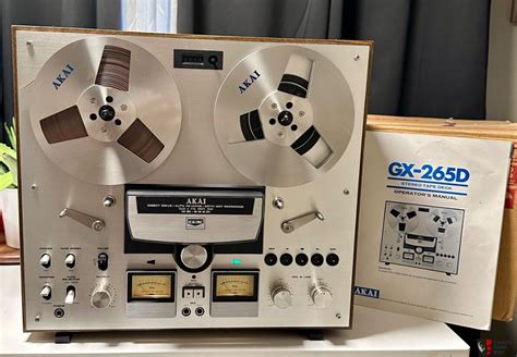 Akai GX 265d Reel To Reel W Original Box Manual Photo 4652729