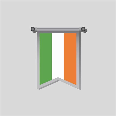 Illustration Of Ireland Flag Template 13346627 Vector Art At Vecteezy