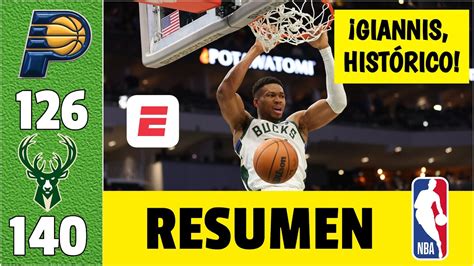 RÉCORD Giannis Antetokounmpo 64 PUNTOS Marca personal y de Milwaukee