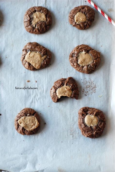 Buckeye Brownie Cookies Lemonsforlulu