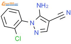 5 Amino 1 2 chloro phenyl 1H pyrazole 4 carbonitrile 64096 89 5 赫澎上海