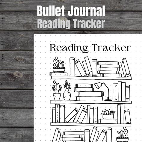 Reading Bullet Journal Tracker Printable Downloads For Journals And Binders Track Your Reading