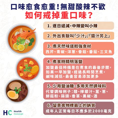 【健康飲食】口味愈食愈重！無甜酸辣不歡，如何戒掉重口味？ Health Concept