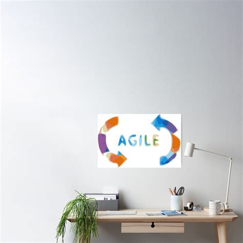 Agile Development Methodology Project Management Custom Art Logo Sdlc Pdlc Product Design