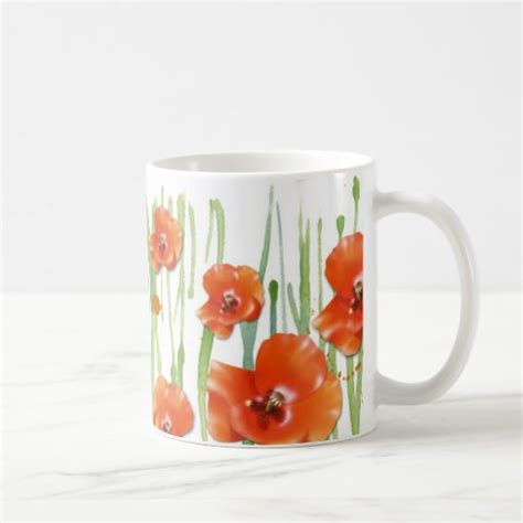 Poppy mug | Zazzle