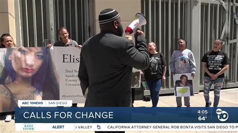 Protesters Call For Prison Reform Amid In Custody Deaths At San Diego Jails