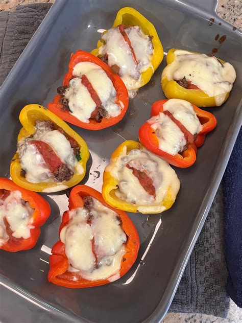 Beef And Salsa Stuffed Peppers Dr Stephanie S Kitchen