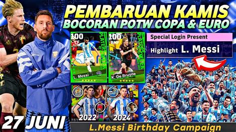 Event Ulang Tahun Messi Pembaruan Kamis Juni Bocoran Potw Negara