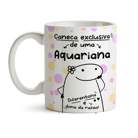 Caneca Flork aquariana É aqui na Canecas Personalizadas É presente