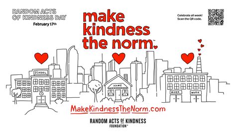 Random Acts Of Kindness Day Digital Signage Template