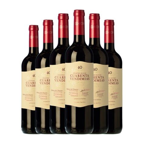 Cuatro Rayas Vino Tinto Cuarenta Vendimias Ribera Crianza 75 Cl 14 Vol