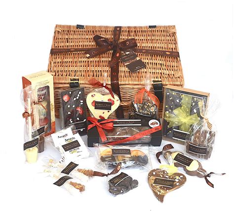 Luxury Large Chocolate Gift Hamper Ideas for couples delivered UK - Robins and Sons