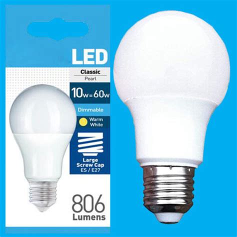 X W W Pearl Dimmable Led Gls Es E Warm White K Lumens