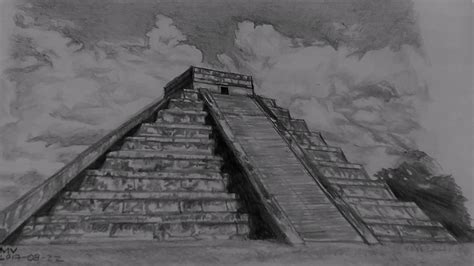 Piramide Azteca Dibujo