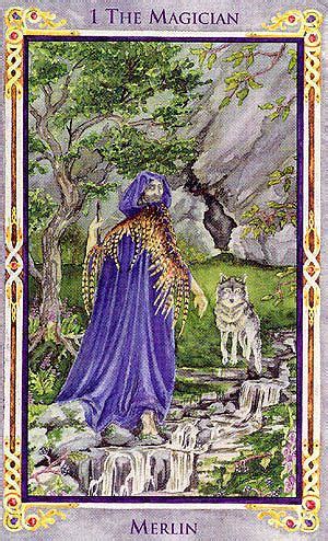 The Magician Legend Arthurian Tarot