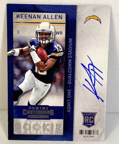 2013 Panini Contenders 217 Keenan Allen Autograph Rookie Card