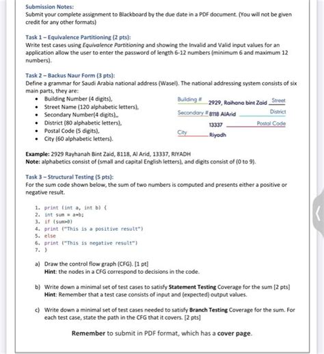 Solved Submit Your Complete Assignment To Blackboard By The Chegg