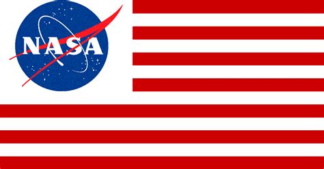 Flag of Nasa and USA combined : vexillology