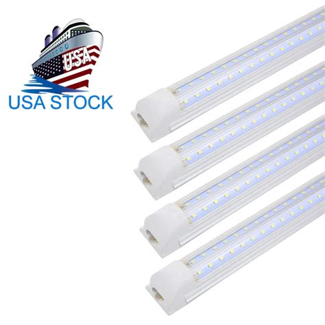 High Output 8ft LED Shop Light Fixture With T8 Integrated Corrugated