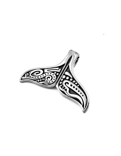 Pendentif Baleine En Acier