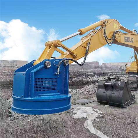 Excavator Magnet Attachment Crusher Shaft Screener Demolition Steel