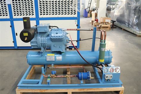 Hp Frascold Compressor With Water Cooled Condenser Unit For Cold