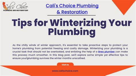 Ppt Tips For Winterizing Your Plumbing Powerpoint Presentation Free