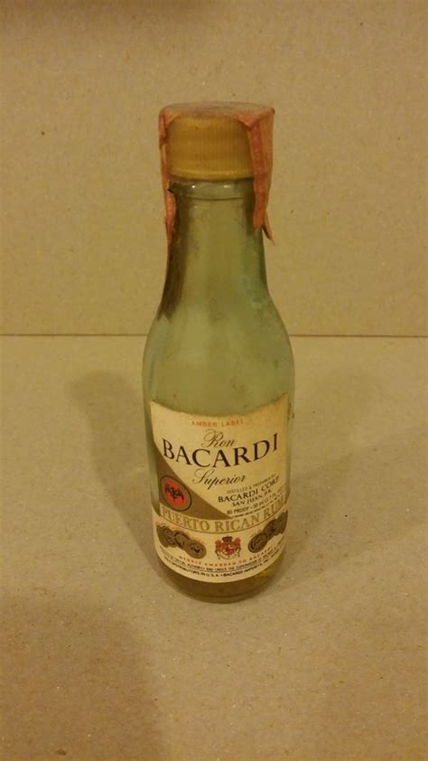 Bacardi Rum Vintage Antique Collectible By Winterparkproducts