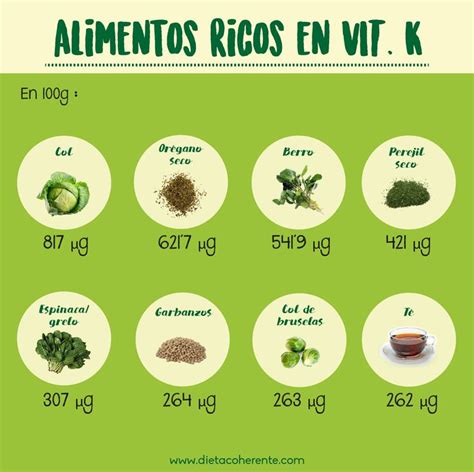 Alimentos Ricos En Vitamina K