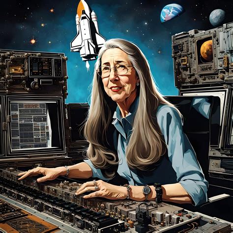 Portrait Of Margaret Hamilton The Mother Of Modern Software Who