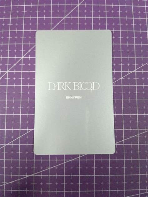 Official Enhypen Sunghoon Dark Blood Engene Version Album Photocard