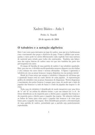 Xadrez Aula 1 PDF