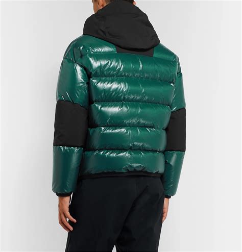 Moncler Grenoble Gollinger Panelled Quilted Glossed Nylon Hooded Down