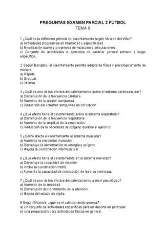 Preguntas Examen Parcial Futbol Pdf