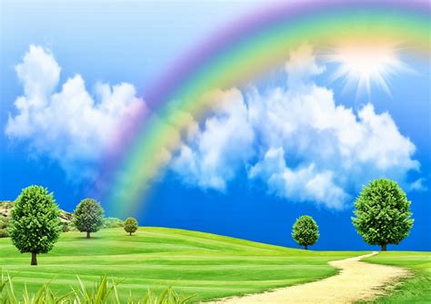 beautiful rainbow wallpaper wallpapersafari