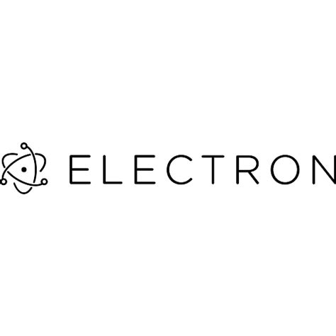 Electron logo vector SVG, PNG download free