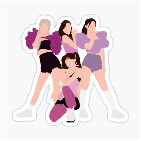 "Blackpink" Sticker for Sale by dindastickers | Redbubble