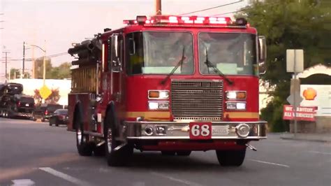 Lacofd Engine And Squad Responding Youtube