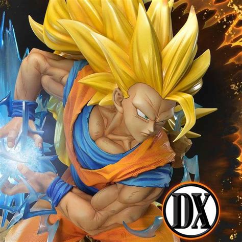 Quarter Scale Statue Super Saiyan Son Goku Deluxe Version Dragon