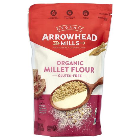 Arrowhead Mills Organic Millet Flour Gluten Free Oz G