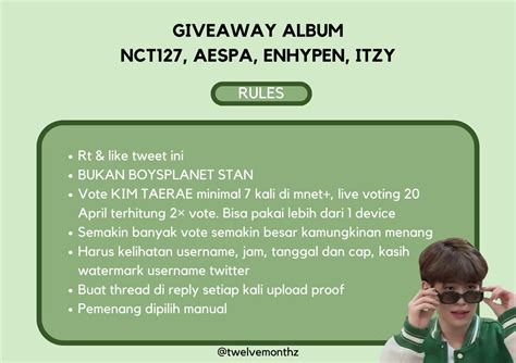 Borabit On Twitter RT Twelvemonthz GIVEAWAY ALBUM KPOP NCT