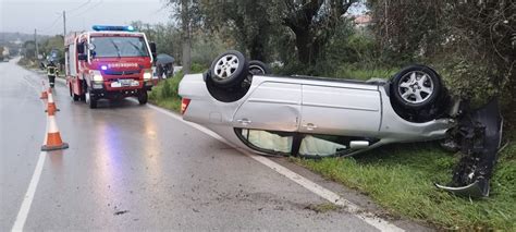 Capotamento Na Estrada Nacional Provoca Um Ferido Not Cias De Coimbra