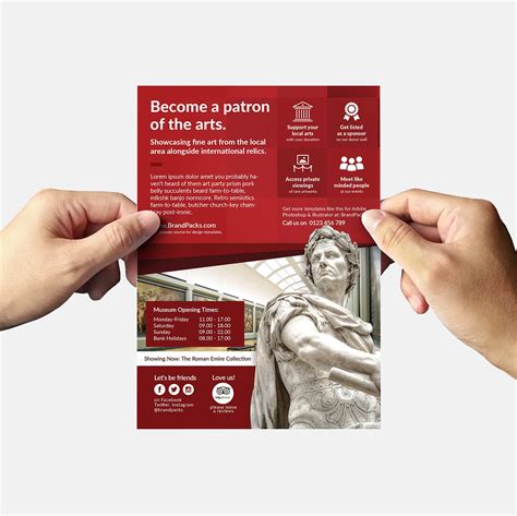 Free Museum Flyer Templates - PSD, Ai & Vector - BrandPacks